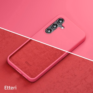 Etteri silikoonümbris Samsung Galaxy A36 5G, vaarikapunane