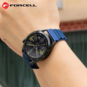 Strap to Samsung Galaxy Watch Forcell F-Design FS05 polyester fiber buckle 22 mm navy