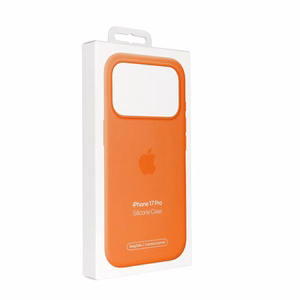 iPhone 17 Pro Silikoon Ümbris with MagSafe – Oranž