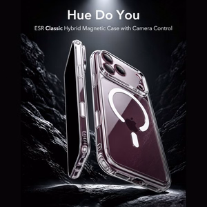 ESR Classic Hybrid MagSafe ümbris mudelile iPhone 18 Pro / 17 Pro – läbipaistev