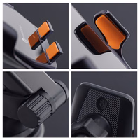 Juhtmevaba car phone hoidja Forcell F-Grip HS6 15W windshield / air vent must