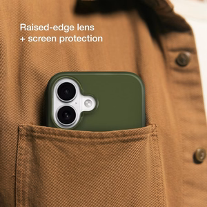 Incase Slim Case MagSafe'i toega ümbris iPhone 16 Plusile, Highland Green värvitoonis