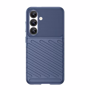 Thunder Ümbris Samsung Galaxy S25 Silicone Armored Ümbris - sinine