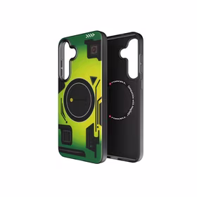 Ümbris jaoks Samsung S25 PLUS Forcell F-Protect Levels Dual Layer 4D technology compatible with Magsafe Military Drop-Test cyber roheline