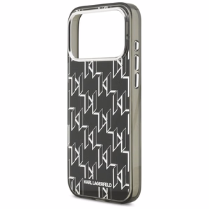 Karl Lagerfeld IML KL Monogram MagSafe Ümbris jaoks iPhone 17 Pro Max - Must