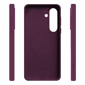 Etteri Silicone Mag ümbris Samsung Galaxy A57 5G jaoks, tume kirsipunane