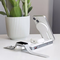 Forever traadita energiapank MATB-300 10000 mAh magnetiline 3in1 valge