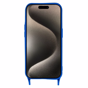 Strap Silicone Ümbris jaoks Iphone 15 Plus design 2 sinine