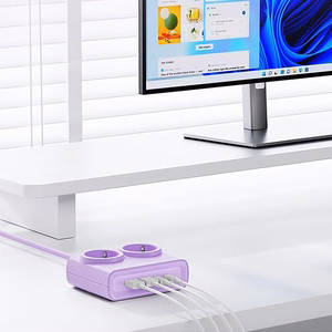 Orico PDC25 25W 6in1 Power Strip 2x AC + 2x USB-A + 2x USB-C - Purple