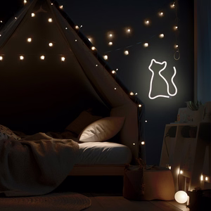 Neon LED Light CAT warm valge Bat + USB FLNE03 Forever Light