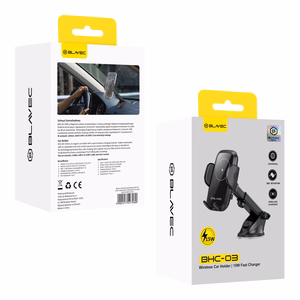 Blavec Car hoidja BHC-03 15W with induction charging to windshield (BHC03-WIB) must