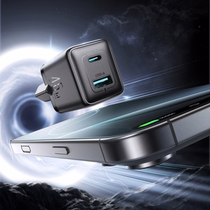 Joyroom JR-TG8 GaN 45W USB-C + USB-A seinalaadija – värv: must