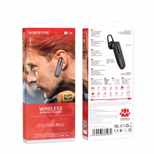 Borofone Bluetooth Headset BC36 Lucky Black (damaged packaging)