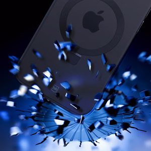 3mk Smoke Ümbris Mag&Stand jaoks Apple iPhone 16 pro max - must
