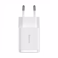 Laadija Baseus "Compact" valge 10.5W (2xUSB)