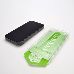 9H Karastatud klaas with mounting frame jaoks iPhone 14 Plus Wozinsky Premium Glass - must