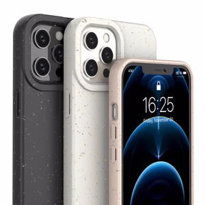 Eco Case ümbris iPhone 12 Pro Silikoonist telefoniümbrise kate Kollane
