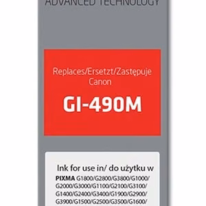 Activejet AC-G490M – magenta tindipudel, asendab Canon GI-490M, 70 ml, Supreme, 7000 lehekülge