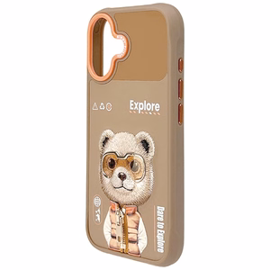 Nimmy Cool&Cute 2.0 Bear Ümbris jaoks iPhone 17 - Beige