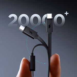 Joyroom JR-PR1 10000mAh 22.5W Powerbank sisseehitatud sissetõmmatava USB-C kaabliga - must