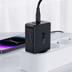 Acefast fast Laadija GaN (2x USB-C / USB-A) PPS / PD / QC4+ 65W valge (A41)