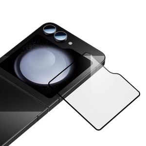 Benks Warrior HD karastatud klaas Samsung Galaxy Z Flip 6 jaoks, must