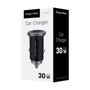 Kruger&Matz 30 W autolaadija