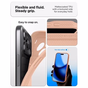Spigen Liquid Air ümbris iPhone 18 Pro Max / 17 Pro Max jaoks, roosa