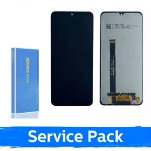 LCD ekraan ühilduv Samsung G736 Xcover 6 Pro must (Service Pack / Aftermarket)(NF versioon)