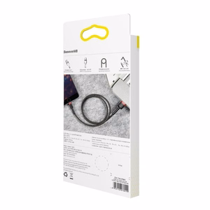 Baseus Cafule USB Lightning Cable 1,5A 2m (Must+Punane)