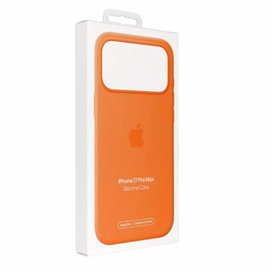 iPhone 17 Pro Max Silikoon Ümbris with MagSafe – Oranž