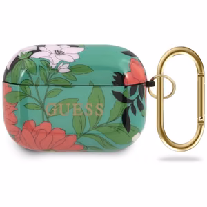 Guess GUACAPTPUBKFL01 AirPods Pro ümbris roheline/roheline N.1 Flower Collection
