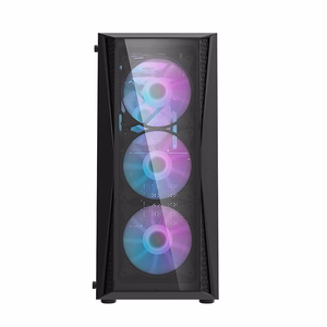 Darkflash DK352 Plus computer ümbris (must) + 4 RGB fans