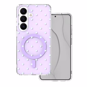 Bubble Dots Mag чехол для Samsung S26, фиолетовый