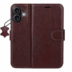 Smart Luxe nahast ümbris iPhone 17 6,3" pruun