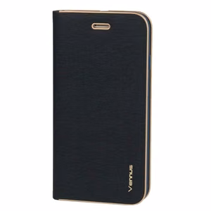 Vennus raamiga raamatümbris Huawei P8 Lite *** (2017) / P9 Lite *** (2017) mudelitele, tumesinine