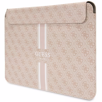 Guess 4G Printed Stripes cover jaoks a 14" laptop - roosa