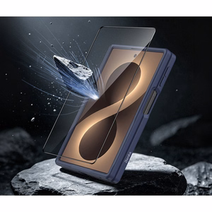Benks Magnetic Armor Grid Pro Grand Combo ümbris Samsung Galaxy Z Fold 8 jaoks, sinine (C.K.FL.SA.BE.C060)