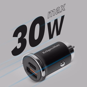 Kruger&Matz 30 W autolaadija