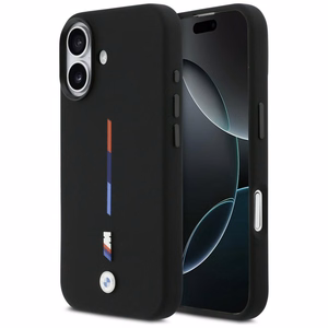 BMW M Silicon Tricolor Line MagSafe Ümbris jaoks iPhone 17 - must