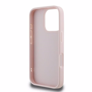 Karl Lagerfeld Quilted Signature iPhone 16 Pro Max Ümbris - Roosa