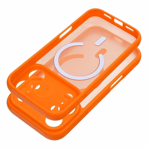 FULL MATTE MAG COVER ümbris compatible with MagSafe jaoks IPHONE 15 Pro hermes oranž