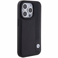 BMW Leather sinine Dots iPhone 15 Pro Max Ümbris - must