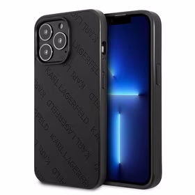 Karl Lagerfeld Perforated Allover Ümbris jaoks iPhone 13 Pro / 13 6.1" - must