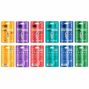 Флешка 32ГБ USB 2.0 (USB A) Hoco mini UD9 серебряная