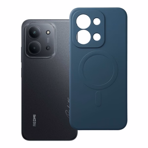 SILICONE MAG COVER Ümbris compatible with MagSafe jaoks XIAOMI Redmi 15C (173,16 x 81,07 x 8,2) sinine