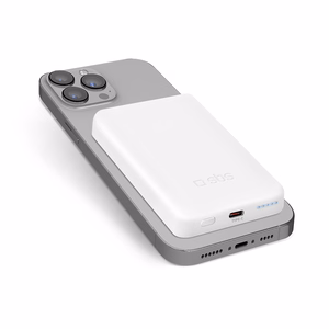 Powerbank SBS TEBB5000MAG1CW 5000 mAh USB-C, MagSafe ühilduv - valge