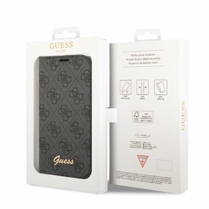 Guess GUBKP14XHG4SHK iPhone 14 Pro Max 6.7" чёрный/чёрный книжка 4G Vintage Gold Logo