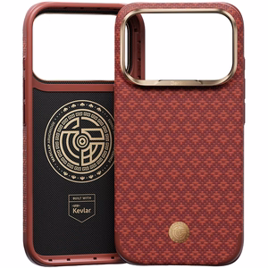 Benks ArmorGrid Edge X9 Air Navigator Kevlar-ümbris (C.K.FL.AP.RD.X069) iPhone 18 Pro/17 Pro telefonile, punane (Sawy Red)