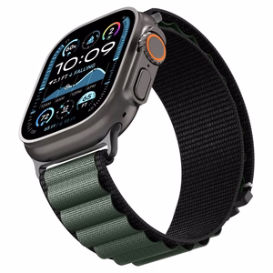 SPIGEN WBF1 rihm APPLE WATCH 6 / 7 / 8 / 9 / 10 / SE / ULTRA 1 / 2 (44 / 45 / 46 / 49 MM) must/roheline
